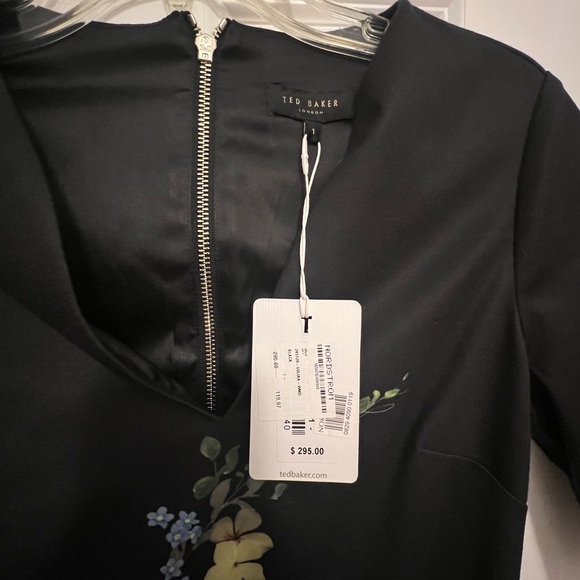 Ted Baker London Floral Black Dress - Picture 2 of 5